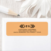 黒色部族卒業アステカ住所 シール (インサイチュ)