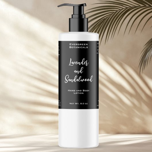 黒色防水化粧品ボトルラベル スパークリングワインラベル