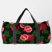 黒色顆粒フルーツ ダッフルバッグ (裏面)