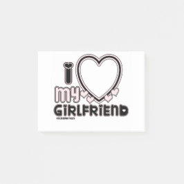 黒色i love 1 ポストイット