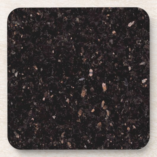 黒花崗岩 コースター (正面)