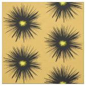 黒花抽象芸術布 ファブリック (見本)