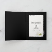 黒花瓶に赤いバラが咲いた記念日 カード (内部)