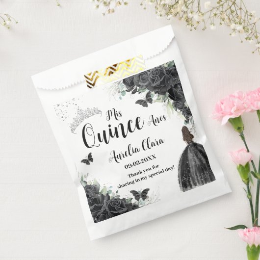 黒花蝶ガールドレスキンセアニェラ フェイバーバッグ (封をした状態)