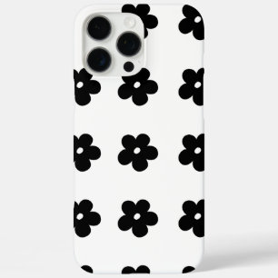 黒花 iPhone 16 PRO MAXケース