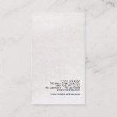 黒芸術的筆バラ金ゴールド（ばちゃばちゃ）跳ねる 名刺 (裏面)