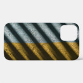 黒茶織ストライプの物 Case-Mate iPhoneケース (裏面 (横))