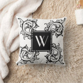 黒華美ギリシャ離れの- パーソナライズされた クッション (ブランケット)