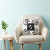 黒華美ギリシャ離れの- パーソナライズされた クッション (椅子)