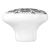 黒華美フローラ曼荼羅2 セラミックノブ (側面)