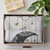 黒華美月の目マンダラ色あせた木の板 薄葉紙 (ギフト)