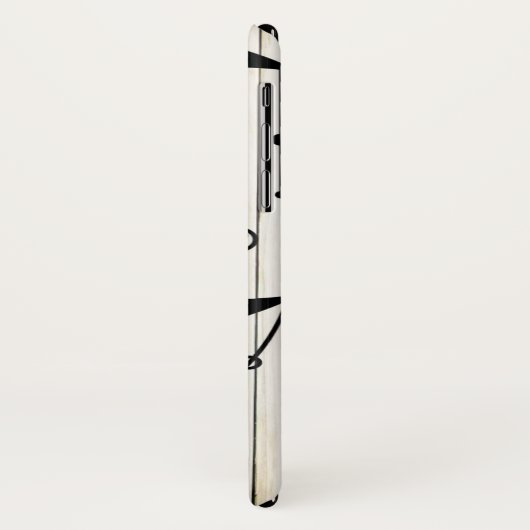 黒華美月の目マンダラ色あせた木の板 Case-Mate iPhoneケース (裏面/左)