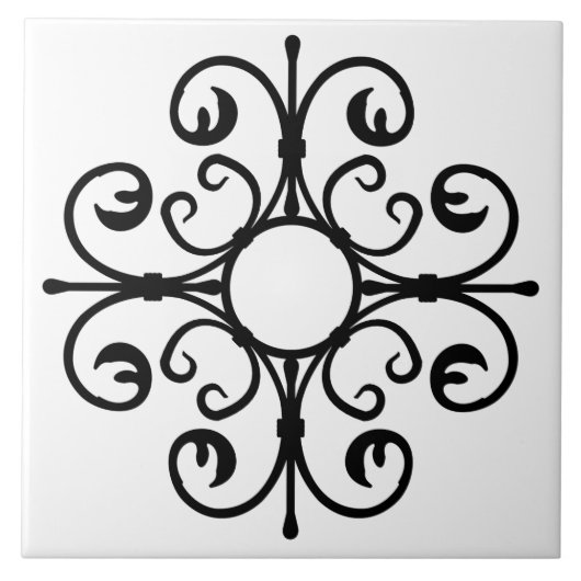 黒華美瓦の鉄工所 タイル (正面)