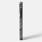黒華美色と銀色 iPhoneケース (左側面)