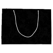 黒華美50周年の結婚金ゴールド ラージペーパーバッグ (裏面)