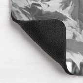 黒葉と白の マウスパッド (コーナー)