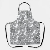 黒葉色 エプロン (正面)