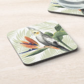 黒葉鳥の手のひら コースター (左側)