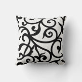 黒葉 クッション (裏面)