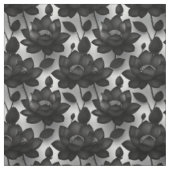 黒蓮の花布 ファブリック (見本)