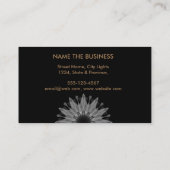 黒蓮エレガント花ヨガヒーリングヘルス 名刺 (裏面)