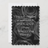 黒薔薇のバレンタイン シーズンカード (裏面)