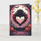 黒薔薇、茨の心臓、そして蝙蝠 カード (黄色い花)