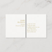 黒虫眼鏡の私立探偵 名刺 (裏面)