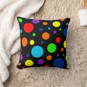 黒虹の斑点の枕 クッション (ブランケット)