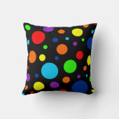 黒虹の斑点の枕 クッション (裏面)