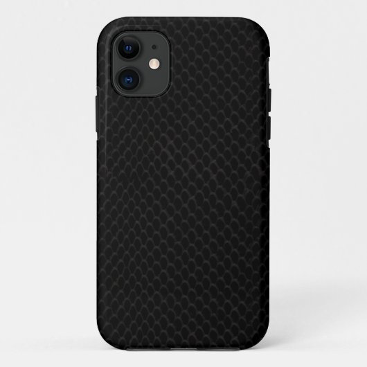 黒蛇の皮のケースメイトiPhoneケース Case-Mate iPhoneケース (裏面)