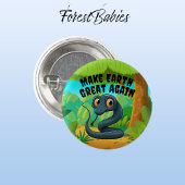 黒蛇、再び地球を素晴らし作る、環境 缶バッジ