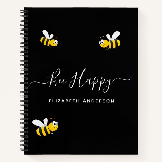 黒蜂の幸せな夏の名前 ノートブック (正面)