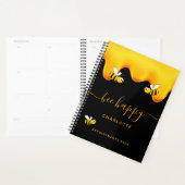 黒蜂ハッピーバンブルミツバチ甘い蜂蜜2022 プランナー手帳 (ディスプレー)