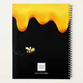 黒蜂ハッピーバンブルミツバチ甘い蜂蜜2022 プランナー手帳 (裏面)