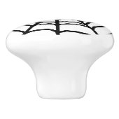 黒蜘蛛の巣 セラミックノブ (側面)