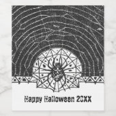 黒蜘蛛の昆虫ハロウィーン2021 ワインラベル (シングルラベル)