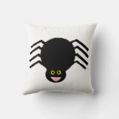 黒蜘蛛の枕 クッション (裏面)