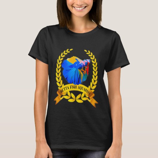 黒蝶尾金魚 Tシャツ (正面)
