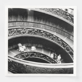 黒螺旋階段、白螺旋階段 スタンダードカクテルナプキン