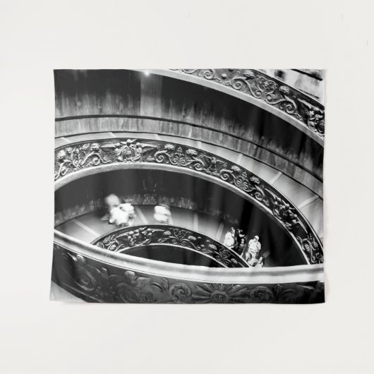 黒螺旋階段、白螺旋階段 タペストリー (正面(横))