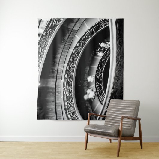 黒螺旋階段、白螺旋階段 タペストリー (インサイチュ)