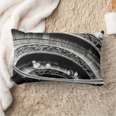 黒螺旋階段、白螺旋階段 ランバークッション (ブランケット)