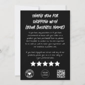 黒血清指示テンプレート 招待状 (裏面)