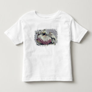 黒衣と愛犬を持つ婦人， 1737 トドラーTシャツ
