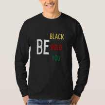 黒衣はっきりした君（色）長袖Tシャツ