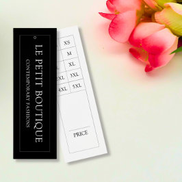 黒衣モダンサイズ図振り価格ラベル