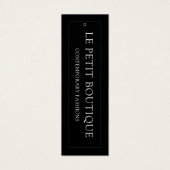 黒衣モダンサイズ図振り価格ラベル (正面)