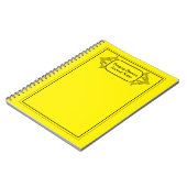 黒装飾額縁手帳 ノートブック (左側)