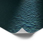 黒褐色のテキスストライプのト ポスター (角)